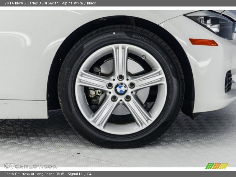 Alpine White / Black 2014 BMW 3 Series 320i Sedan