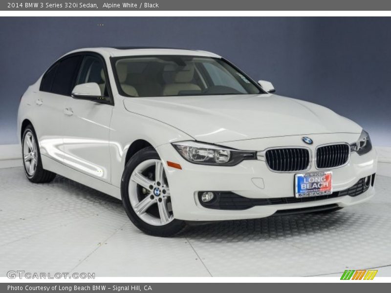 Alpine White / Black 2014 BMW 3 Series 320i Sedan