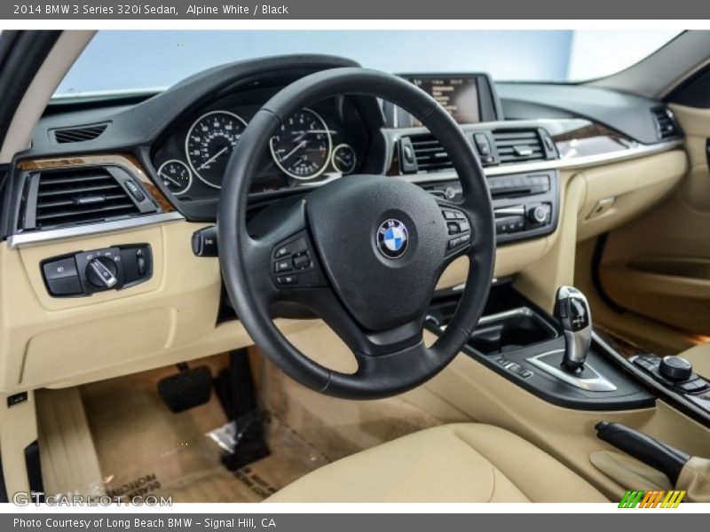 Alpine White / Black 2014 BMW 3 Series 320i Sedan