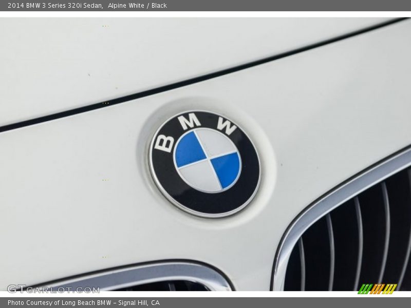 Alpine White / Black 2014 BMW 3 Series 320i Sedan