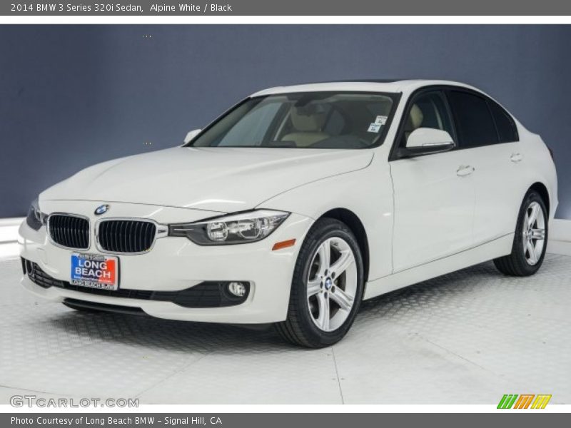 Alpine White / Black 2014 BMW 3 Series 320i Sedan