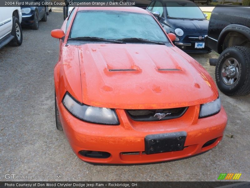 Competition Orange / Dark Charcoal 2004 Ford Mustang Cobra Coupe