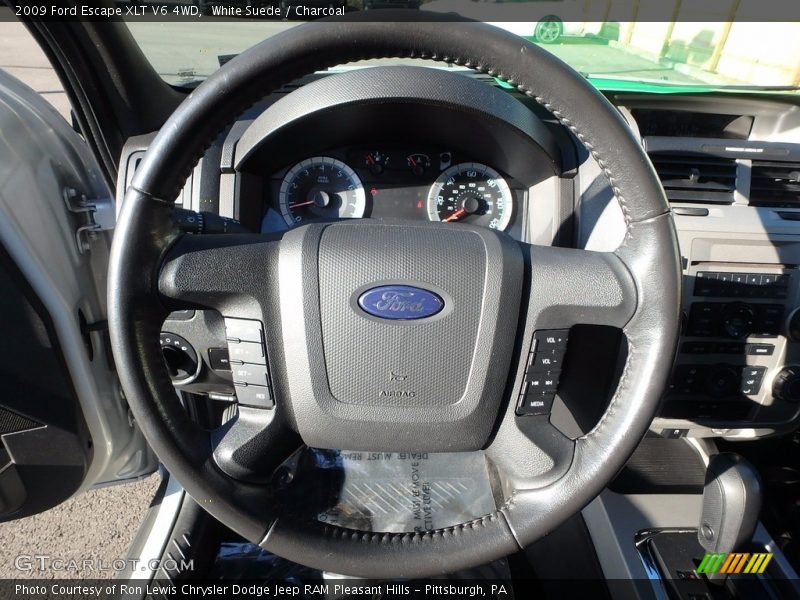 White Suede / Charcoal 2009 Ford Escape XLT V6 4WD