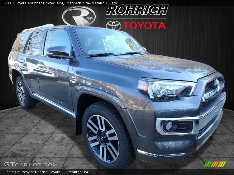 Magnetic Gray Metallic / Black 2018 Toyota 4Runner Limited 4x4