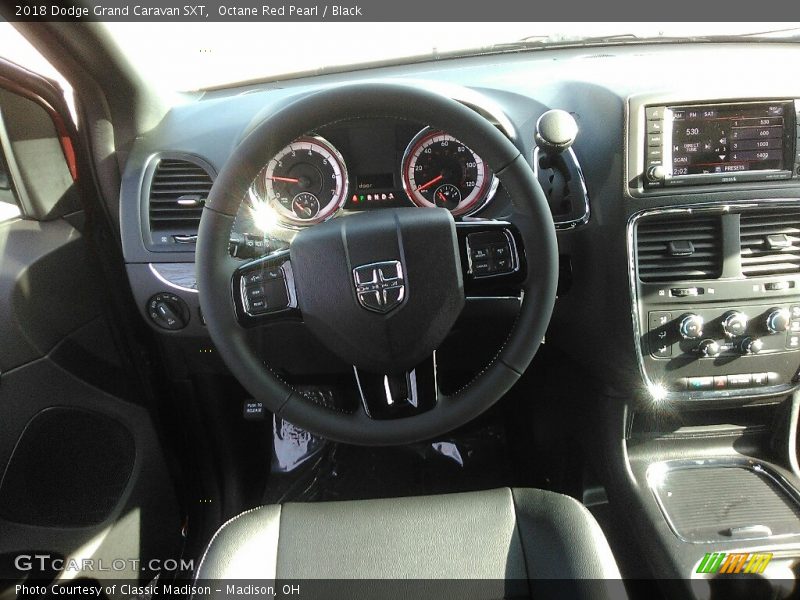Octane Red Pearl / Black 2018 Dodge Grand Caravan SXT