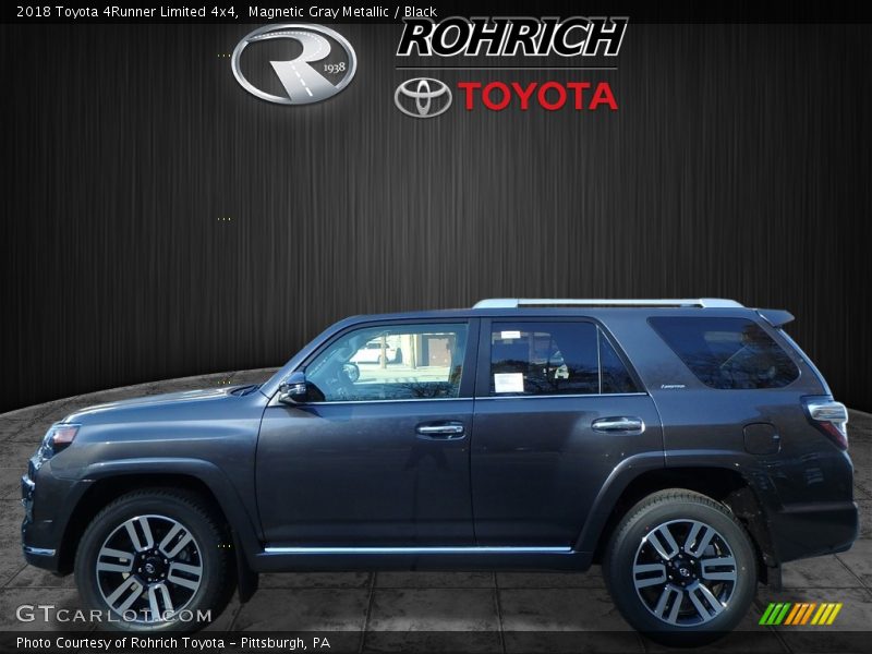 Magnetic Gray Metallic / Black 2018 Toyota 4Runner Limited 4x4
