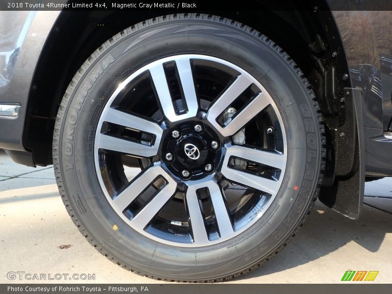 Magnetic Gray Metallic / Black 2018 Toyota 4Runner Limited 4x4