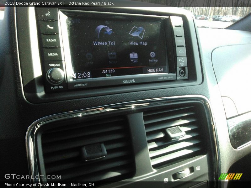 Octane Red Pearl / Black 2018 Dodge Grand Caravan SXT