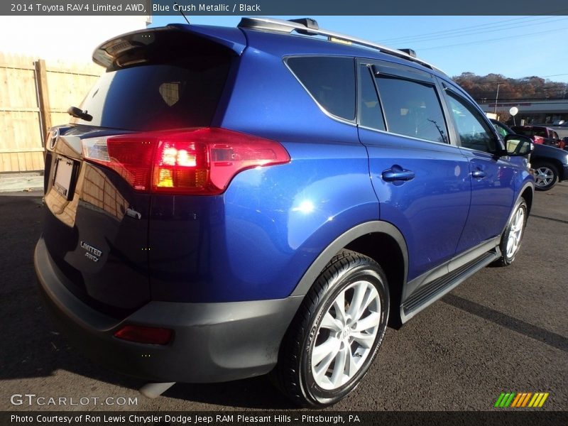 Blue Crush Metallic / Black 2014 Toyota RAV4 Limited AWD