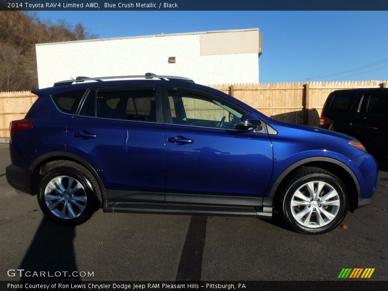 Blue Crush Metallic / Black 2014 Toyota RAV4 Limited AWD