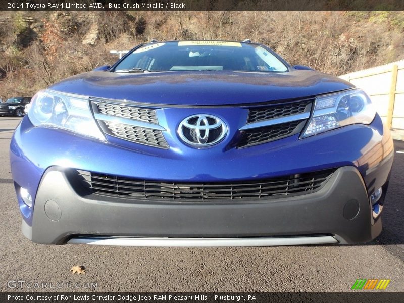 Blue Crush Metallic / Black 2014 Toyota RAV4 Limited AWD