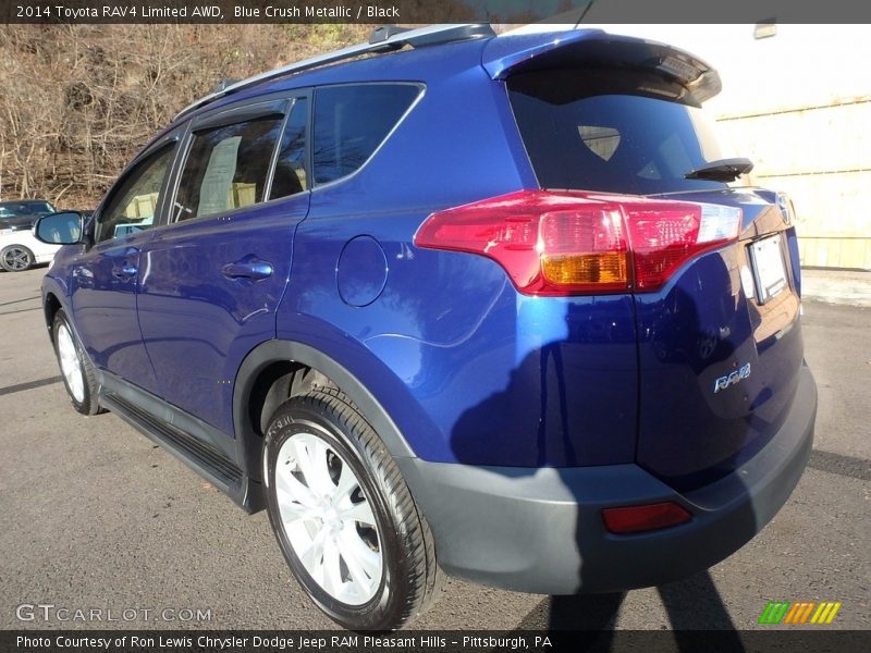 Blue Crush Metallic / Black 2014 Toyota RAV4 Limited AWD