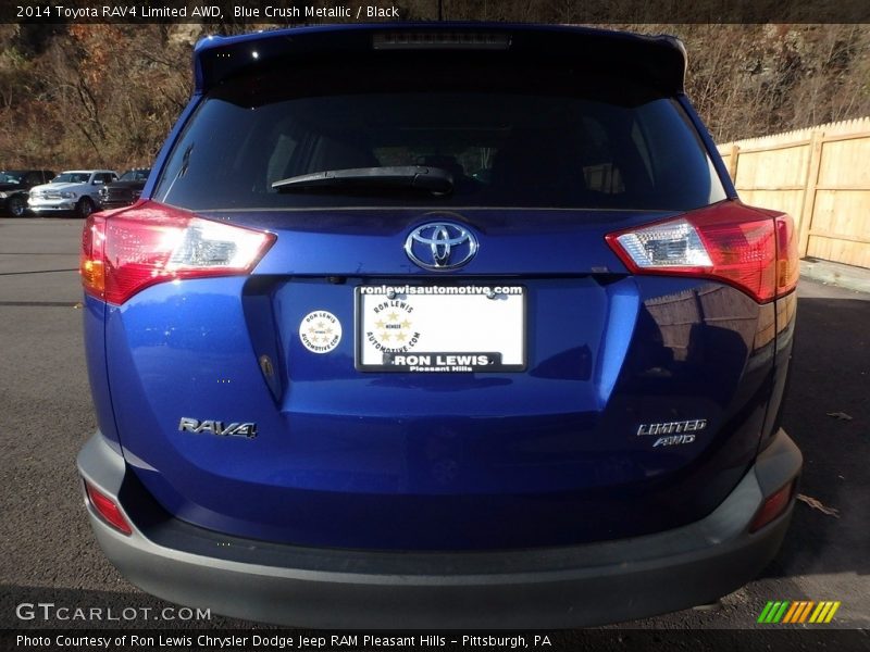 Blue Crush Metallic / Black 2014 Toyota RAV4 Limited AWD