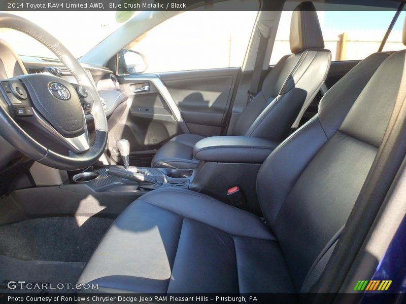 Blue Crush Metallic / Black 2014 Toyota RAV4 Limited AWD