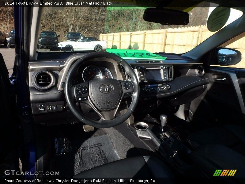 Blue Crush Metallic / Black 2014 Toyota RAV4 Limited AWD