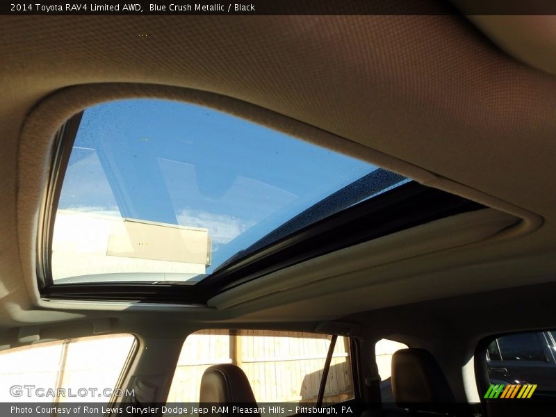 Blue Crush Metallic / Black 2014 Toyota RAV4 Limited AWD