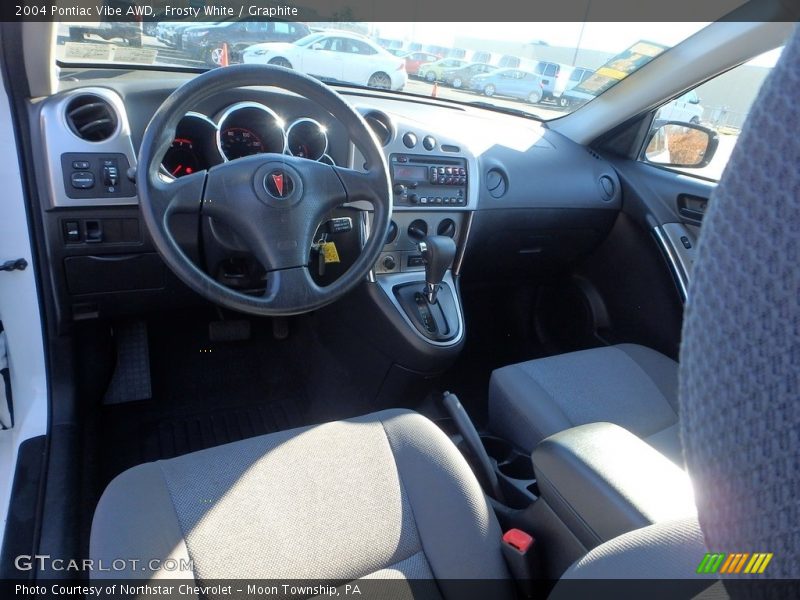 Frosty White / Graphite 2004 Pontiac Vibe AWD