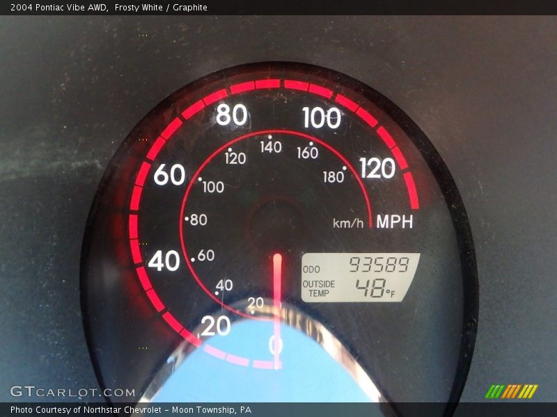 Frosty White / Graphite 2004 Pontiac Vibe AWD