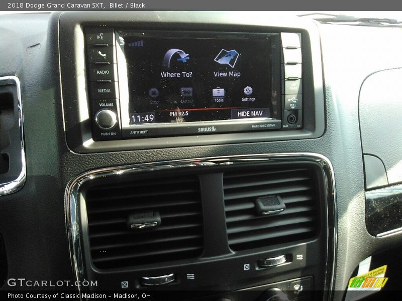 Billet / Black 2018 Dodge Grand Caravan SXT