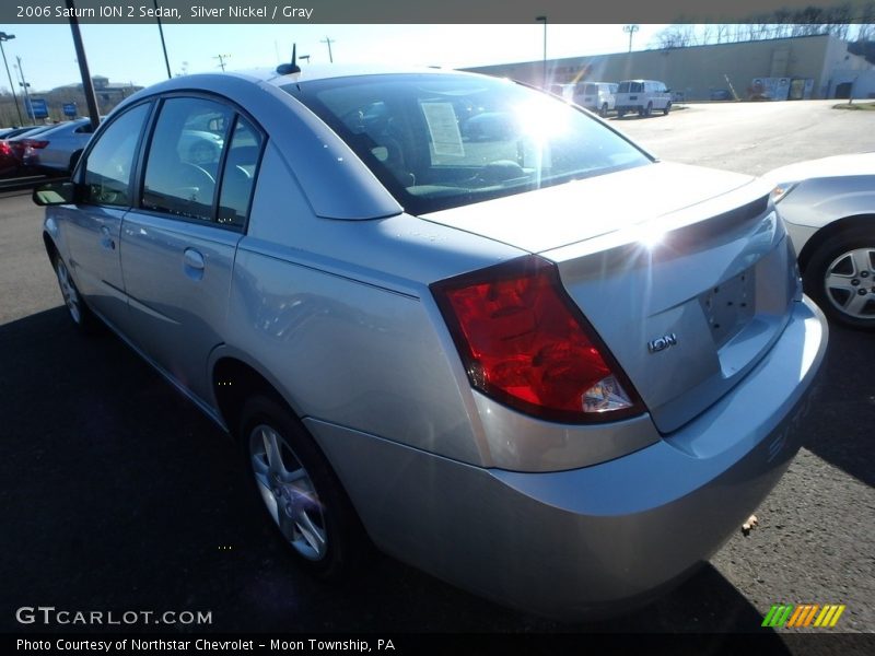 Silver Nickel / Gray 2006 Saturn ION 2 Sedan