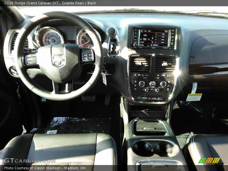 Granite Pearl / Black 2018 Dodge Grand Caravan SXT