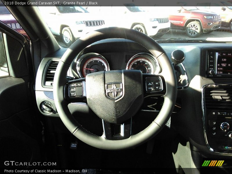 Granite Pearl / Black 2018 Dodge Grand Caravan SXT