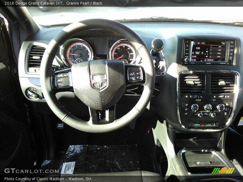 Granite Pearl / Black 2018 Dodge Grand Caravan SXT