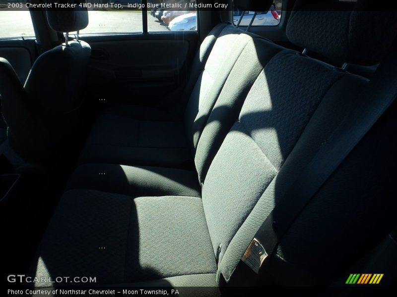 Indigo Blue Metallic / Medium Gray 2003 Chevrolet Tracker 4WD Hard Top