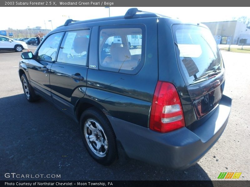 Woodland Green Pearl / Beige 2003 Subaru Forester 2.5 X
