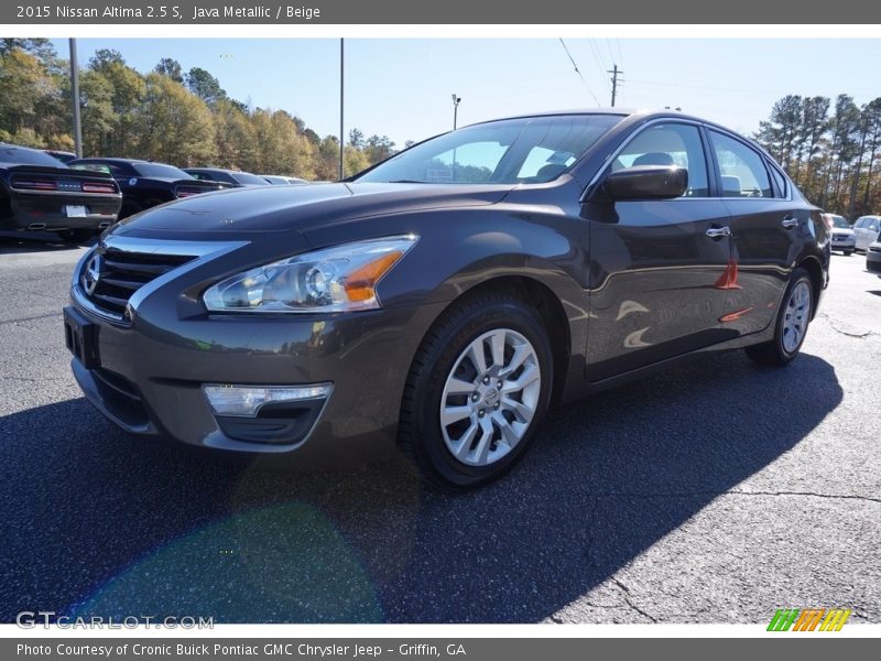 Java Metallic / Beige 2015 Nissan Altima 2.5 S