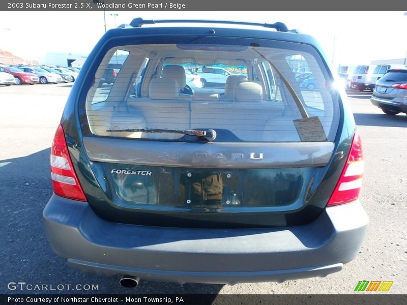 Woodland Green Pearl / Beige 2003 Subaru Forester 2.5 X