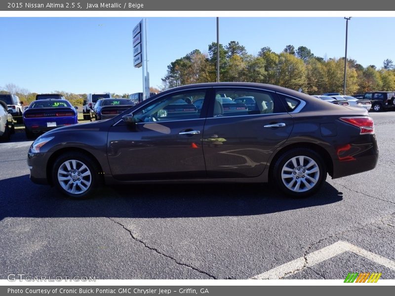 Java Metallic / Beige 2015 Nissan Altima 2.5 S