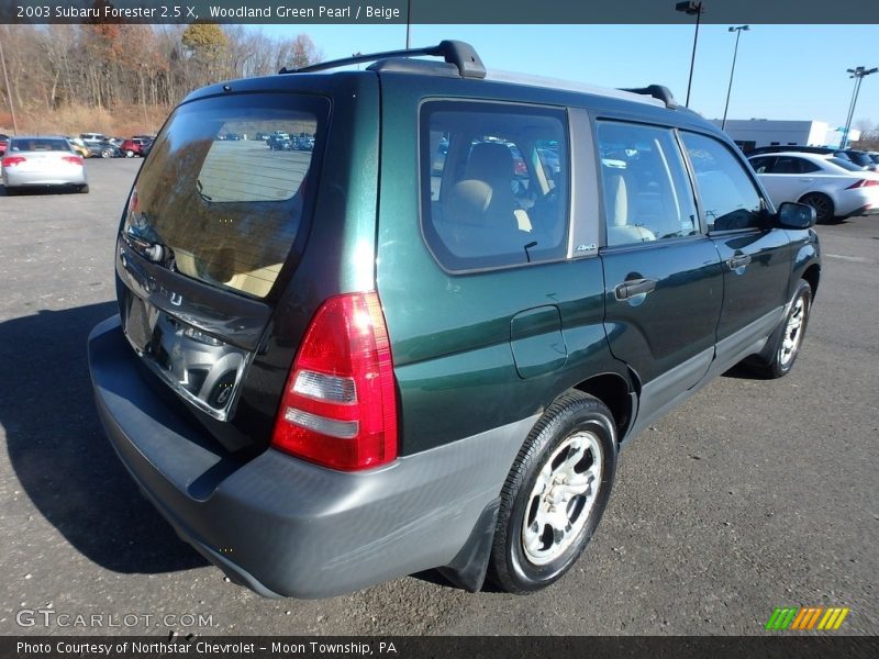 Woodland Green Pearl / Beige 2003 Subaru Forester 2.5 X
