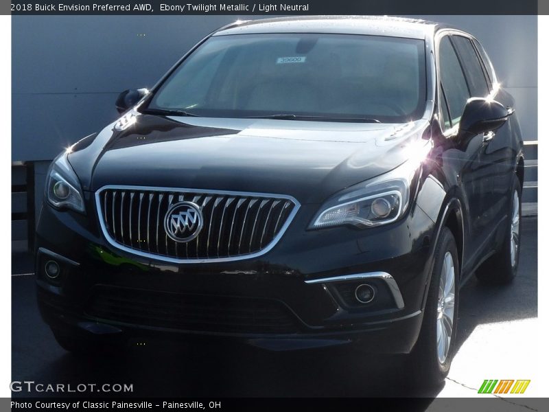 Ebony Twilight Metallic / Light Neutral 2018 Buick Envision Preferred AWD