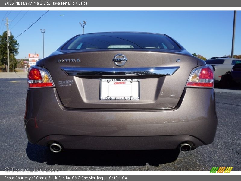 Java Metallic / Beige 2015 Nissan Altima 2.5 S