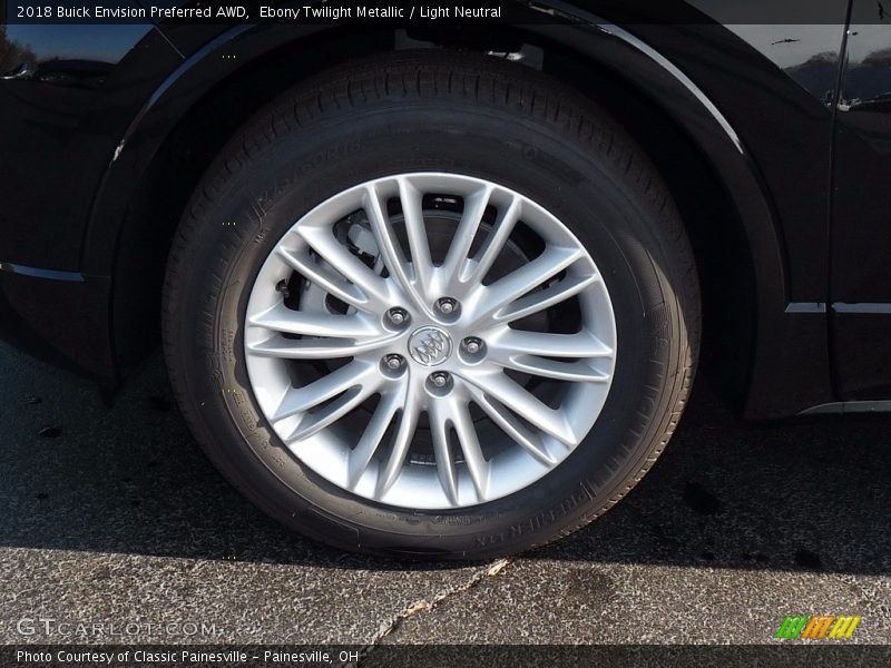 Ebony Twilight Metallic / Light Neutral 2018 Buick Envision Preferred AWD