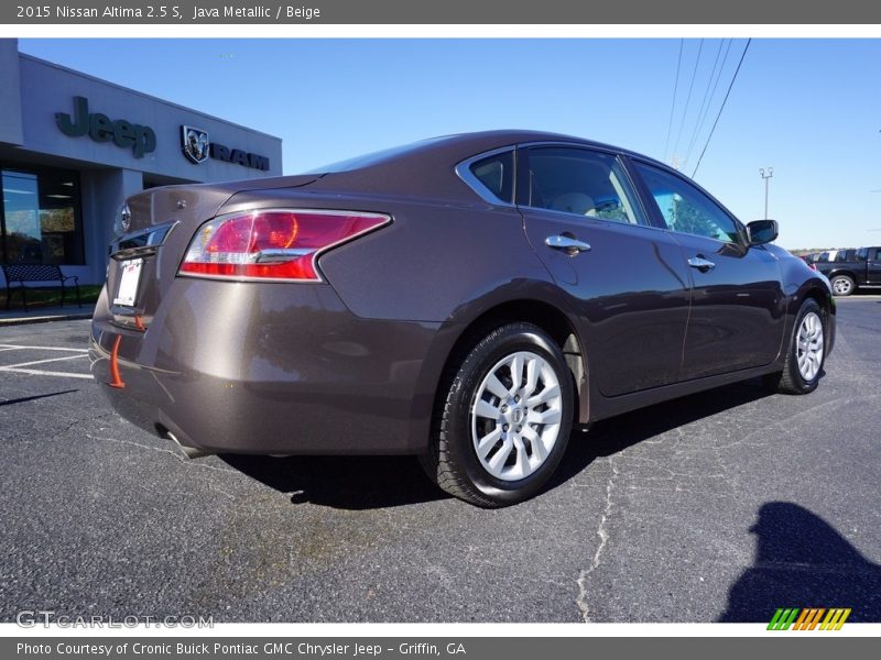 Java Metallic / Beige 2015 Nissan Altima 2.5 S