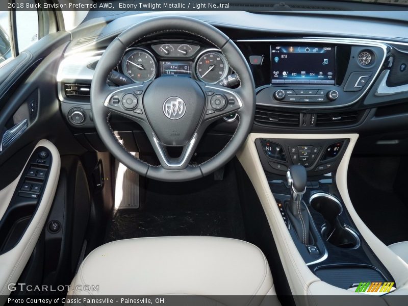 Ebony Twilight Metallic / Light Neutral 2018 Buick Envision Preferred AWD