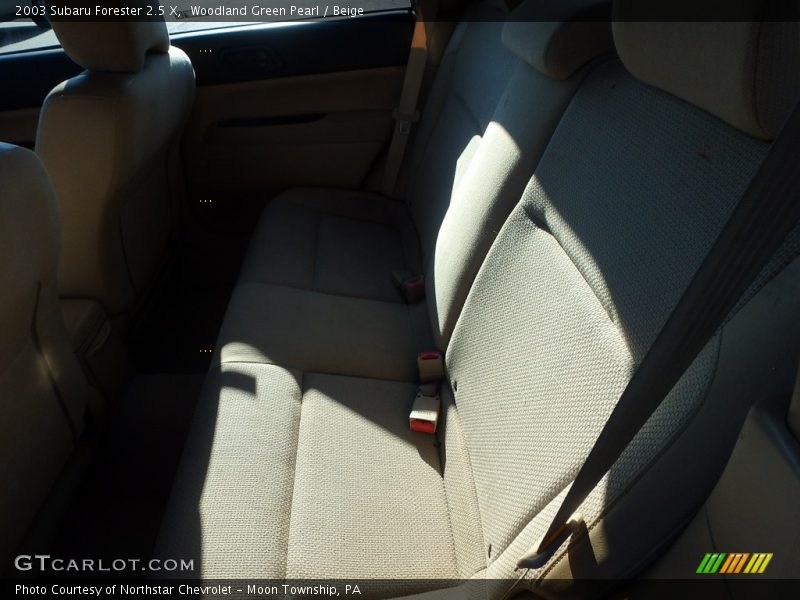 Woodland Green Pearl / Beige 2003 Subaru Forester 2.5 X
