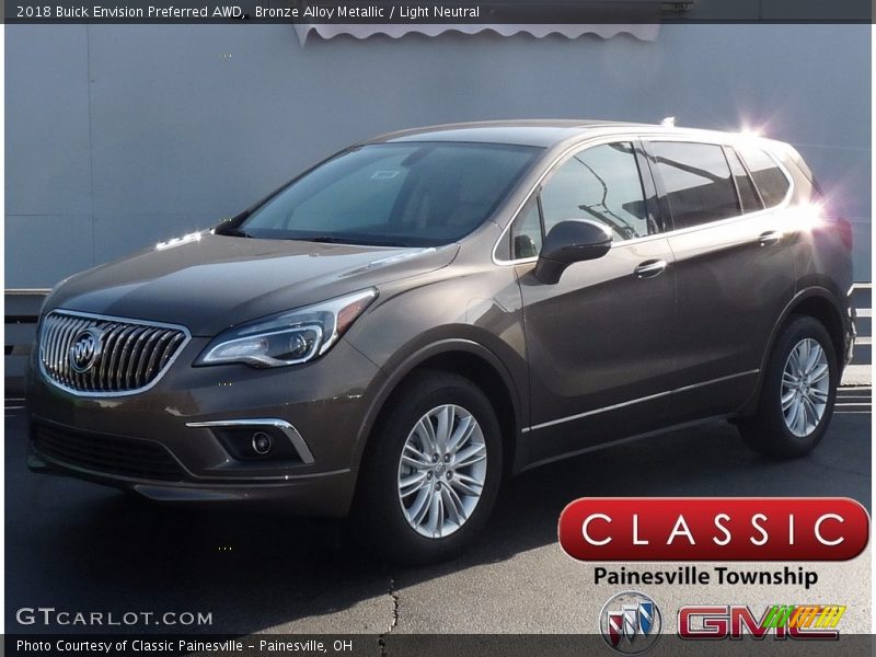 Bronze Alloy Metallic / Light Neutral 2018 Buick Envision Preferred AWD