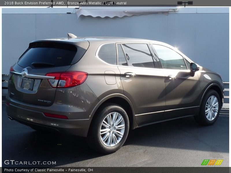 Bronze Alloy Metallic / Light Neutral 2018 Buick Envision Preferred AWD