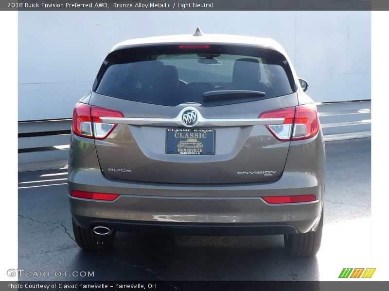 Bronze Alloy Metallic / Light Neutral 2018 Buick Envision Preferred AWD