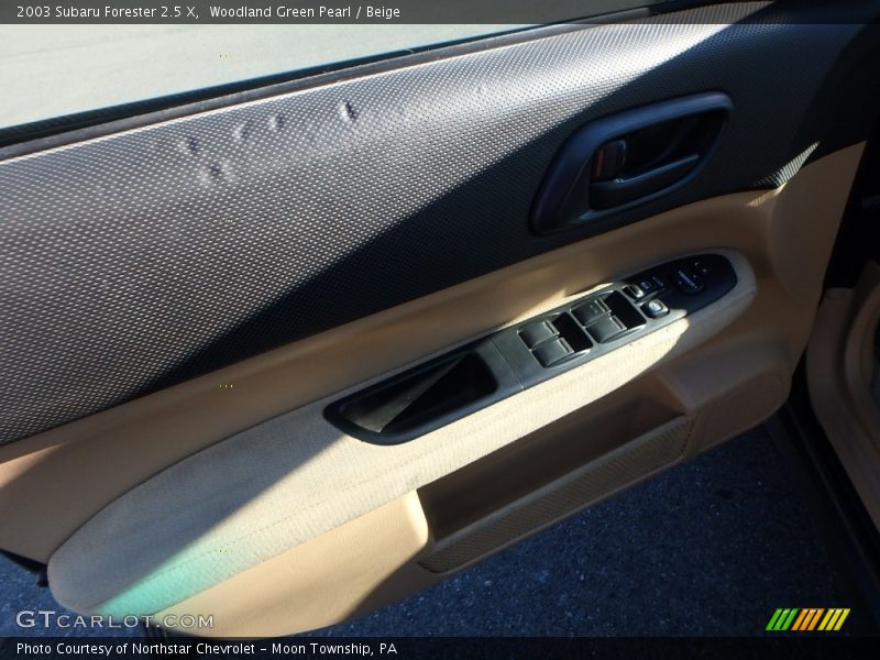 Woodland Green Pearl / Beige 2003 Subaru Forester 2.5 X