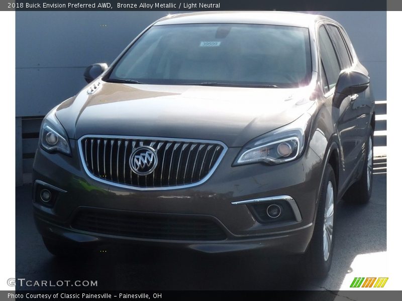 Bronze Alloy Metallic / Light Neutral 2018 Buick Envision Preferred AWD