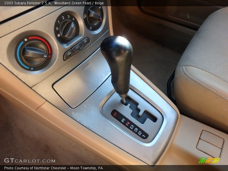 Woodland Green Pearl / Beige 2003 Subaru Forester 2.5 X
