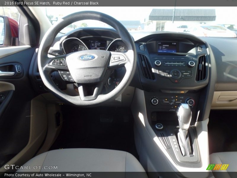Ruby Red / Charcoal Black 2016 Ford Focus SE Hatch