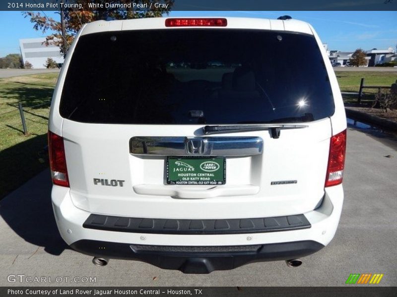 White Diamond Pearl / Gray 2014 Honda Pilot Touring