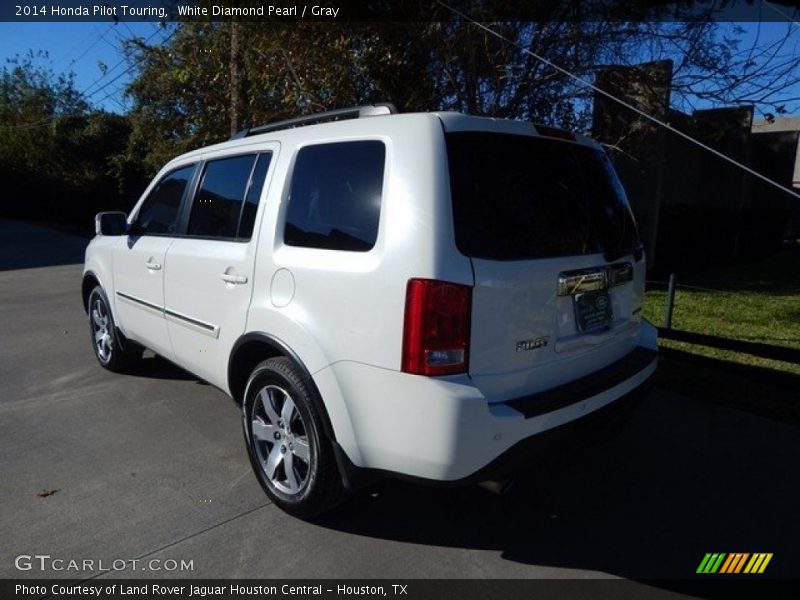 White Diamond Pearl / Gray 2014 Honda Pilot Touring