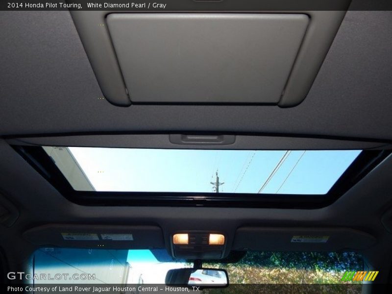 White Diamond Pearl / Gray 2014 Honda Pilot Touring