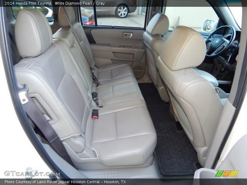 White Diamond Pearl / Gray 2014 Honda Pilot Touring